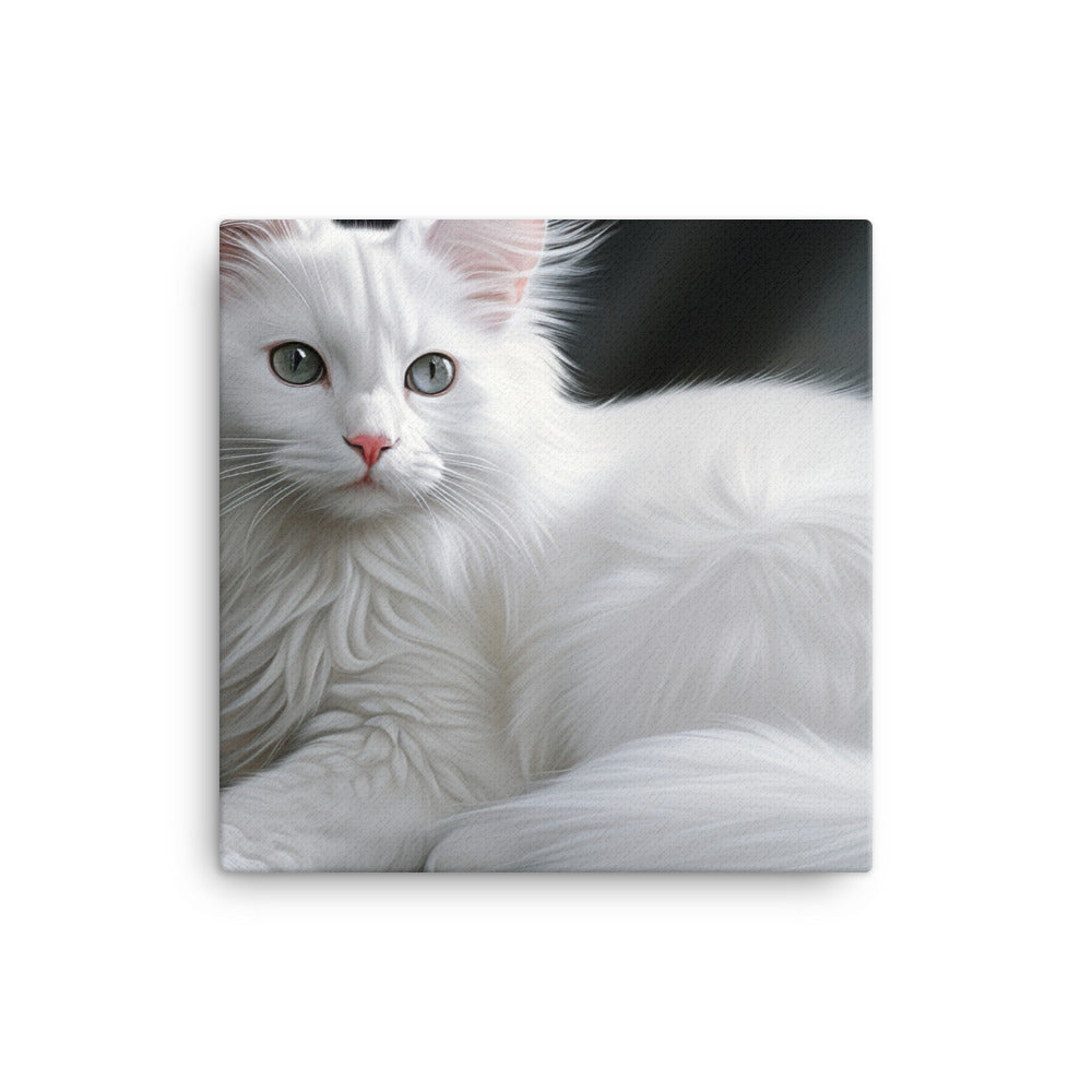 Turkish Angora Canvas - PosterfyAI.com