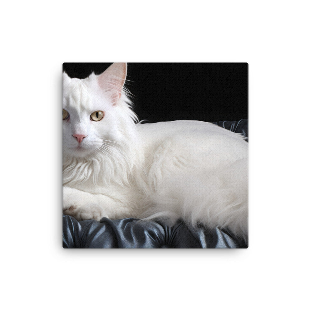 Turkish Angora Canvas - PosterfyAI.com