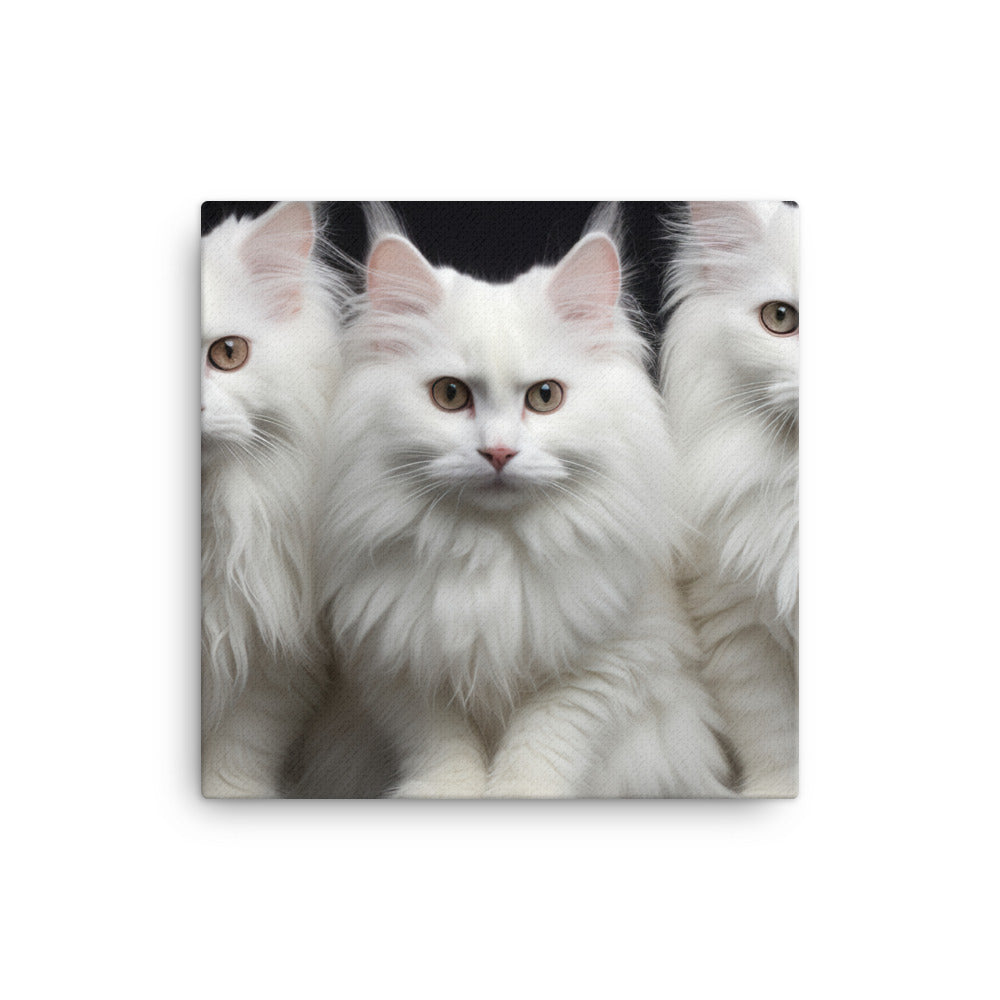 Turkish Angora Canvas - PosterfyAI.com