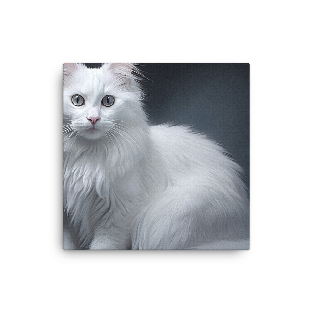 Turkish Angora Canvas - PosterfyAI.com