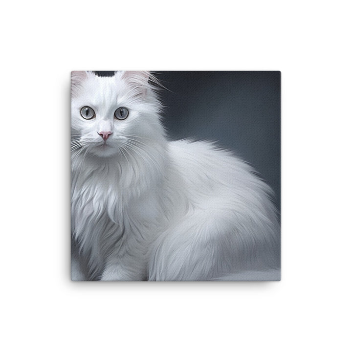 Turkish Angora Canvas - PosterfyAI.com