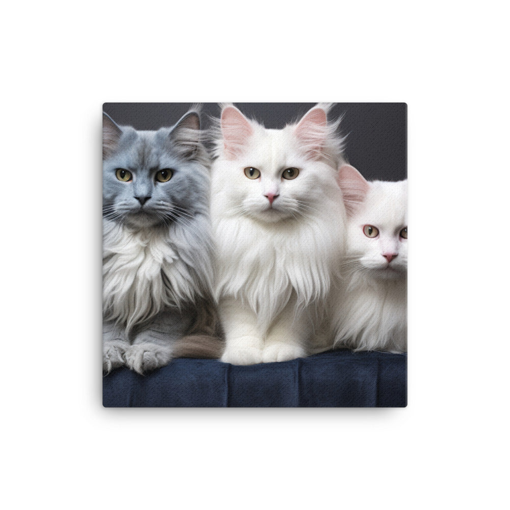 Turkish Angora Canvas - PosterfyAI.com