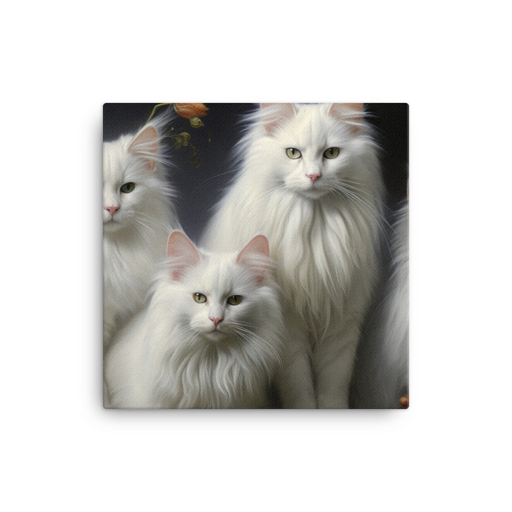 Turkish Angora Canvas - PosterfyAI.com