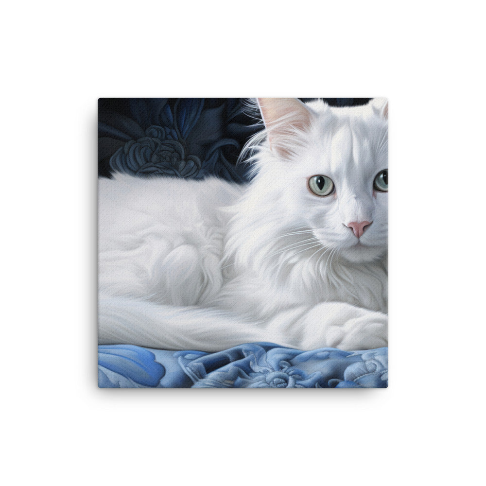 Turkish Angora Canvas - PosterfyAI.com