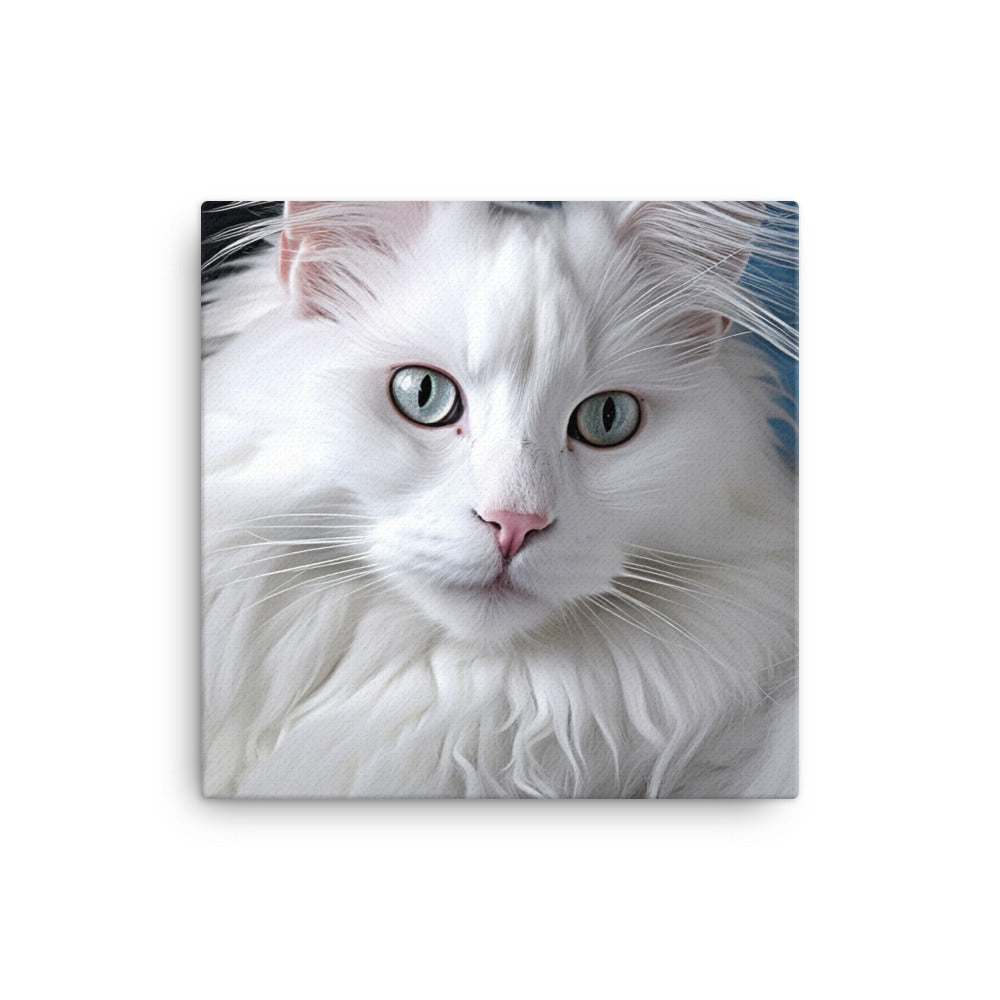 Turkish Angora Canvas - PosterfyAI.com