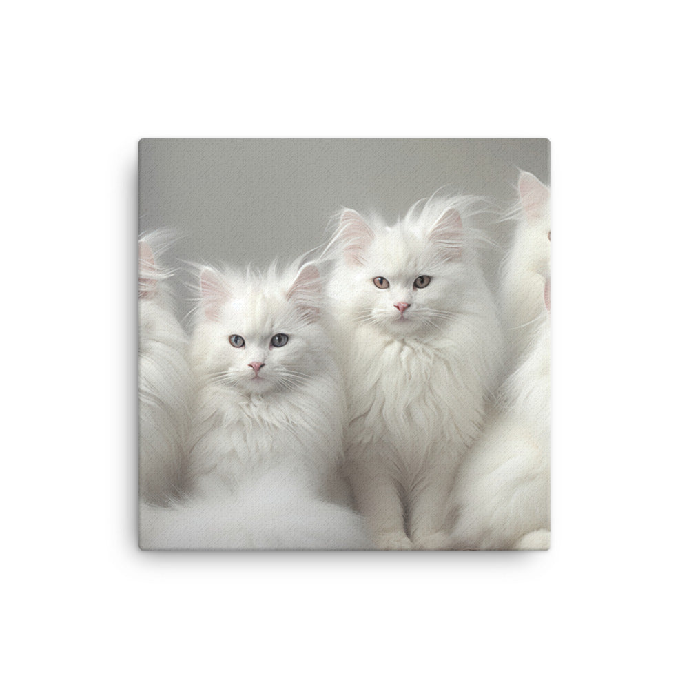 Turkish Angora Canvas - PosterfyAI.com