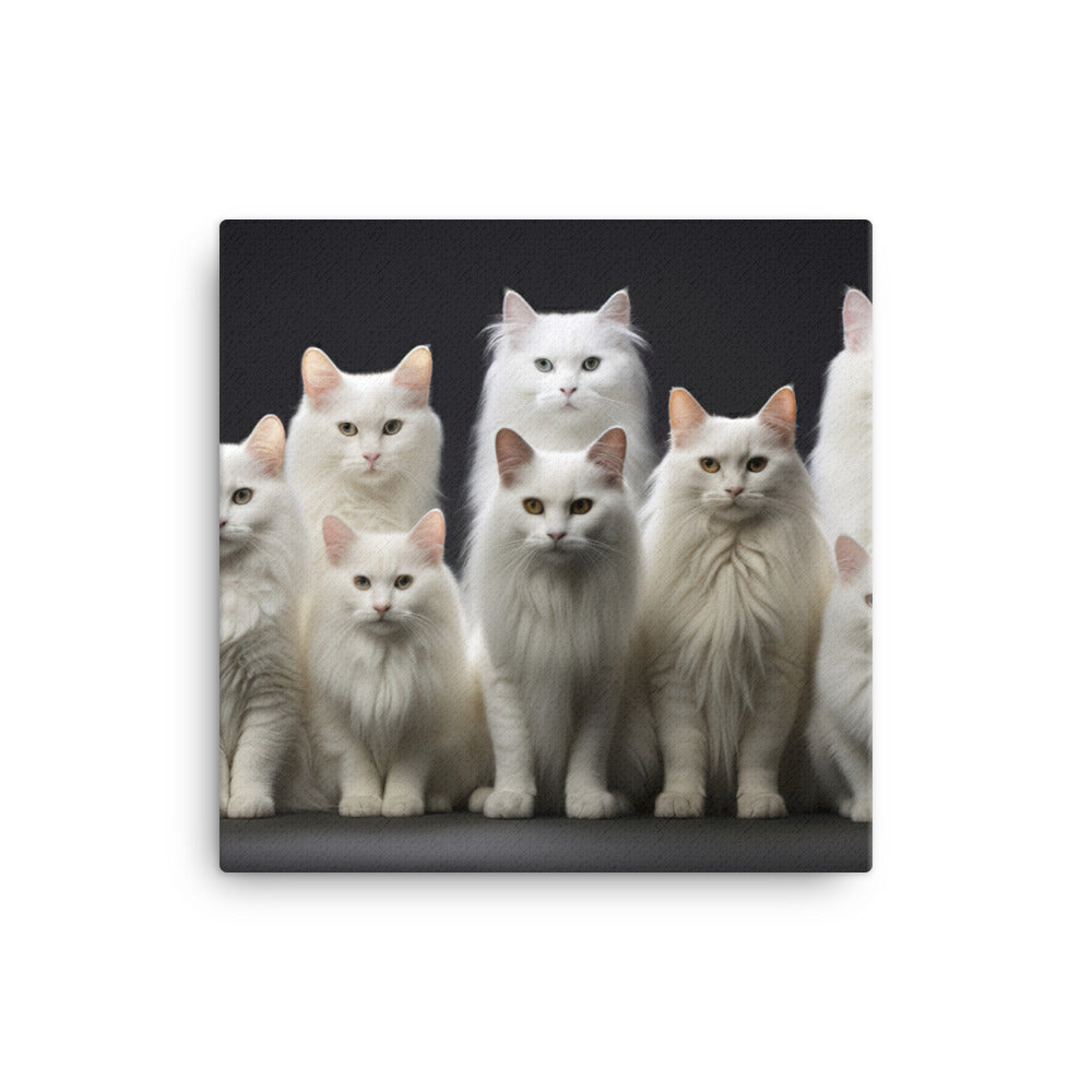 Turkish Angora Canvas - PosterfyAI.com