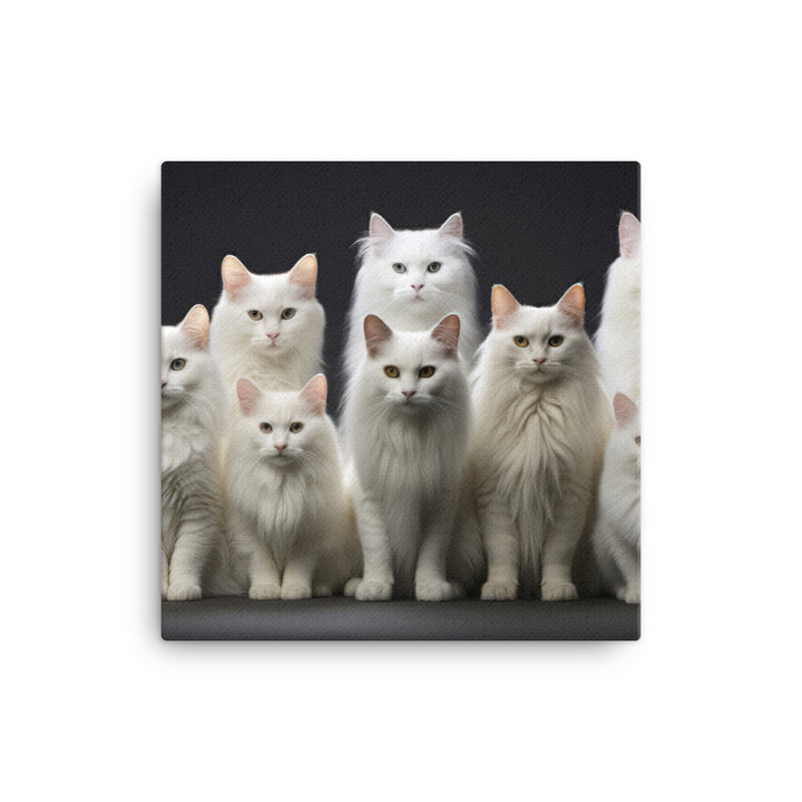 Turkish Angora Canvas - PosterfyAI.com