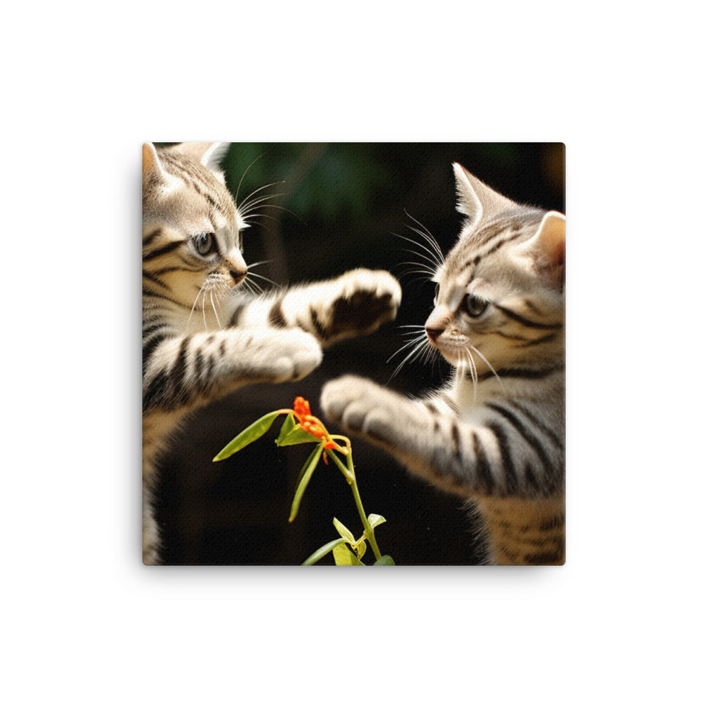 Egyptian Mau Canvas - PosterfyAI.com