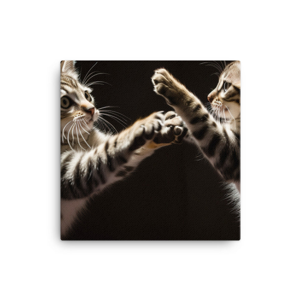 Egyptian Mau Canvas - PosterfyAI.com