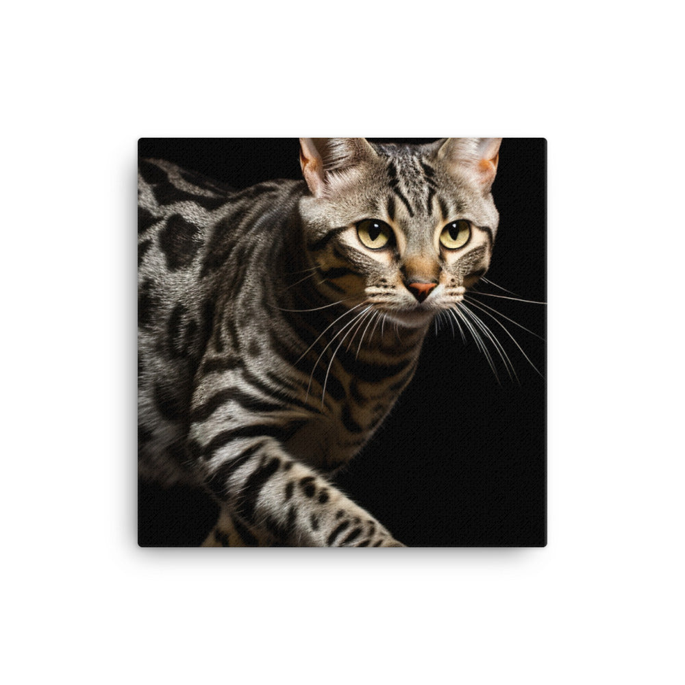 Egyptian Mau Canvas - PosterfyAI.com