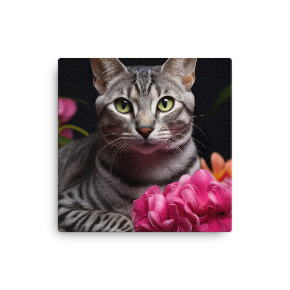 Egyptian Mau Canvas - PosterfyAI.com