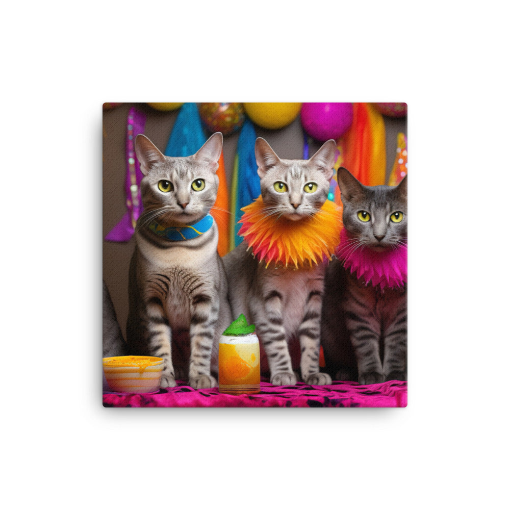 Egyptian Mau Canvas - PosterfyAI.com
