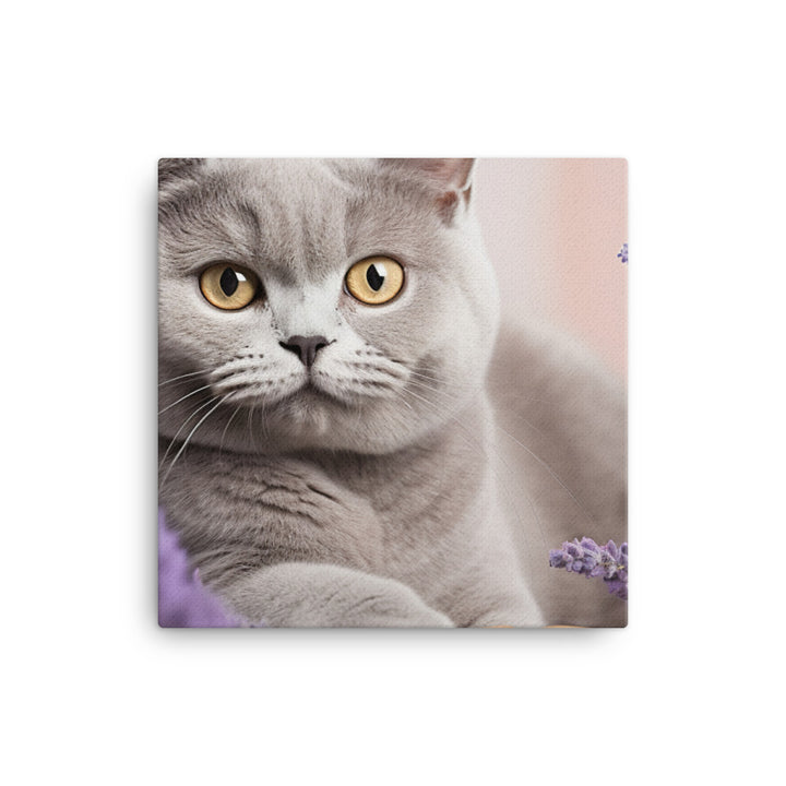 British Shorthair Canvas - PosterfyAI.com