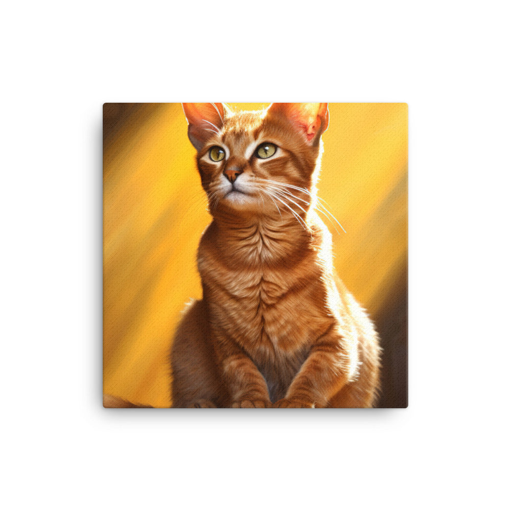 Abyssinian Canvas - PosterfyAI.com