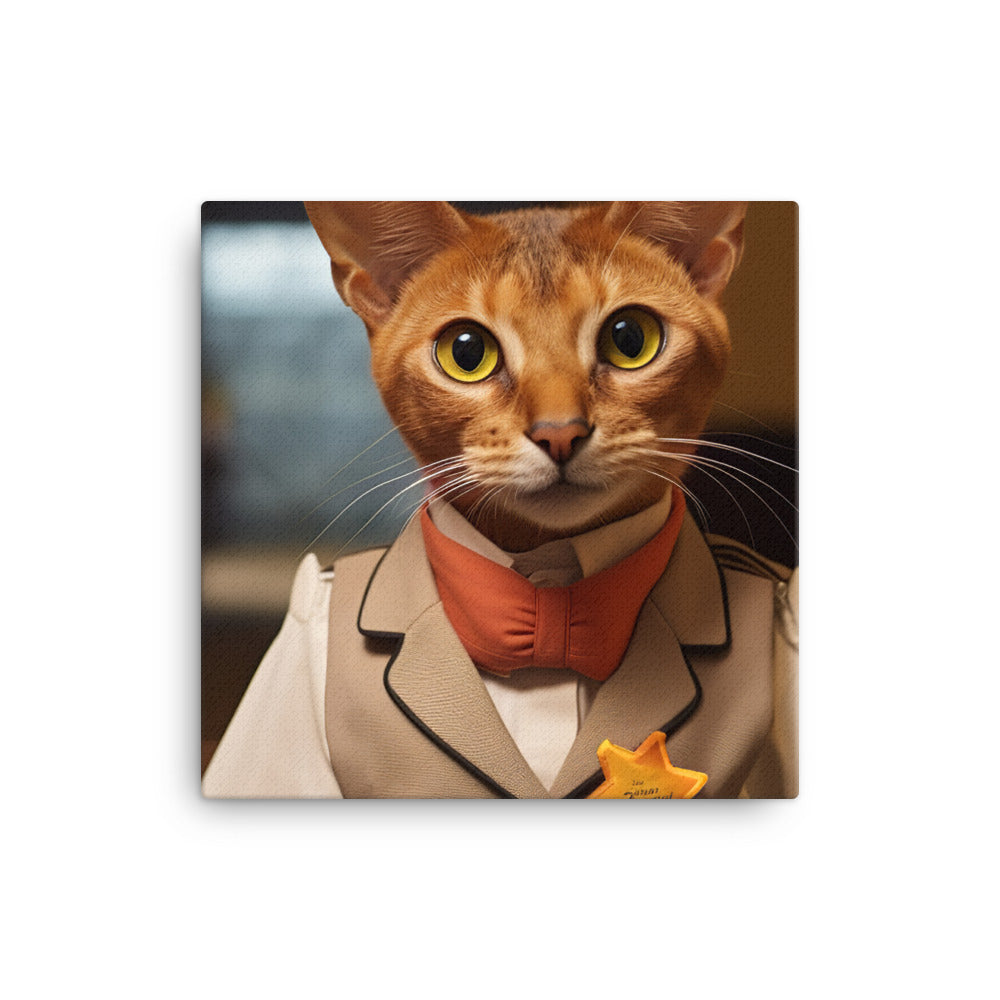 Abyssinian Hotel Staff Canvas - PosterfyAI.com