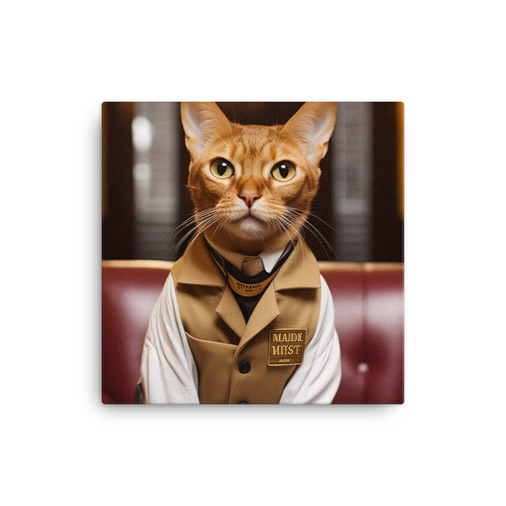 Abyssinian Hotel Staff Canvas - PosterfyAI.com