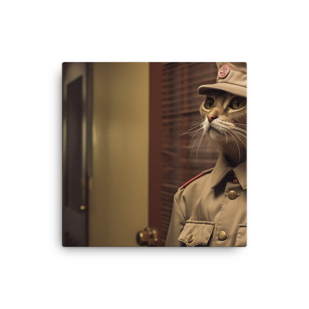 Abyssinian Prison Officer Canvas - PosterfyAI.com