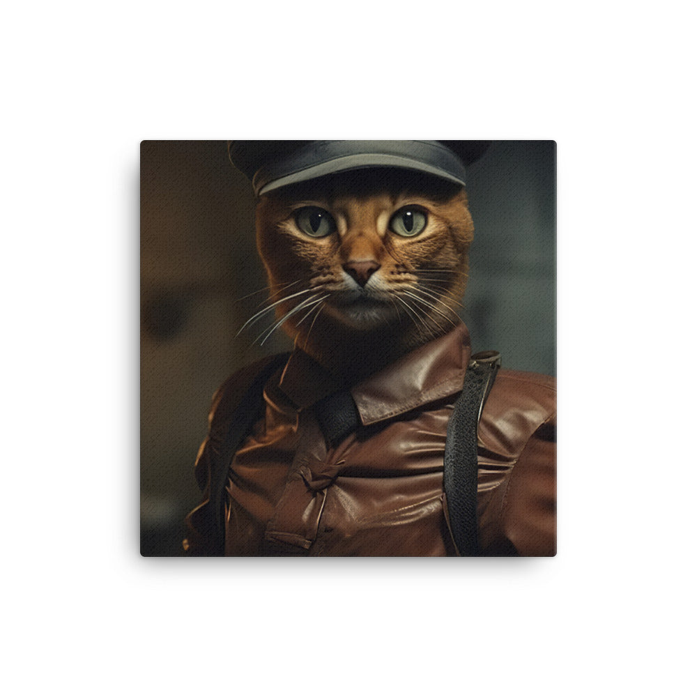 Abyssinian Prison Officer Canvas - PosterfyAI.com