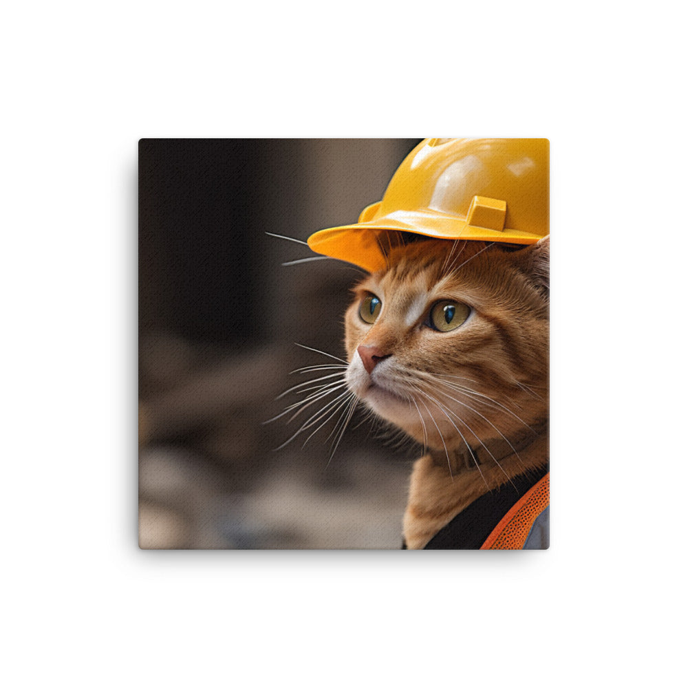 Abyssinian Contractor Canvas - PosterfyAI.com