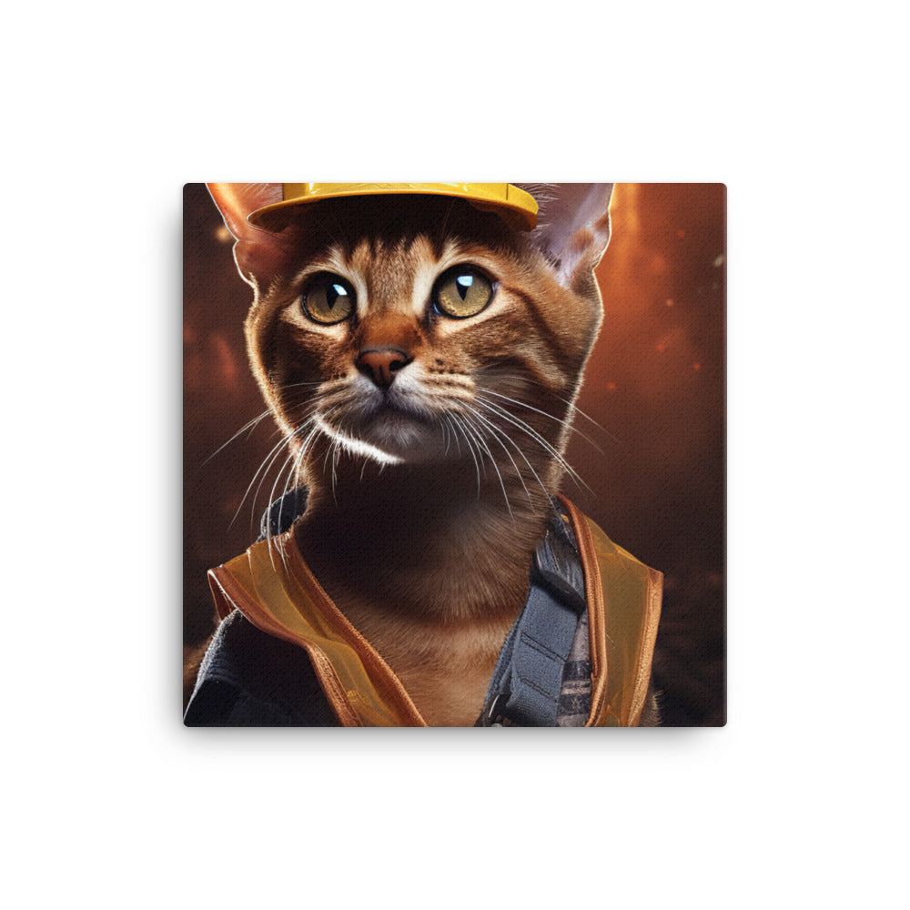 Abyssinian Contractor Canvas - PosterfyAI.com