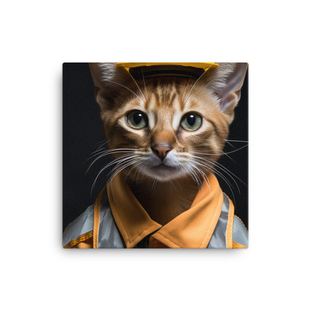 Abyssinian Contractor Canvas - PosterfyAI.com