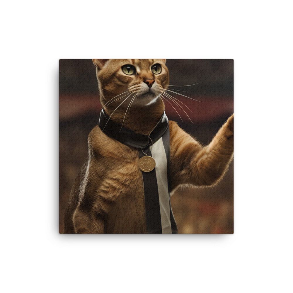 Abyssinian Referee Canvas - PosterfyAI.com
