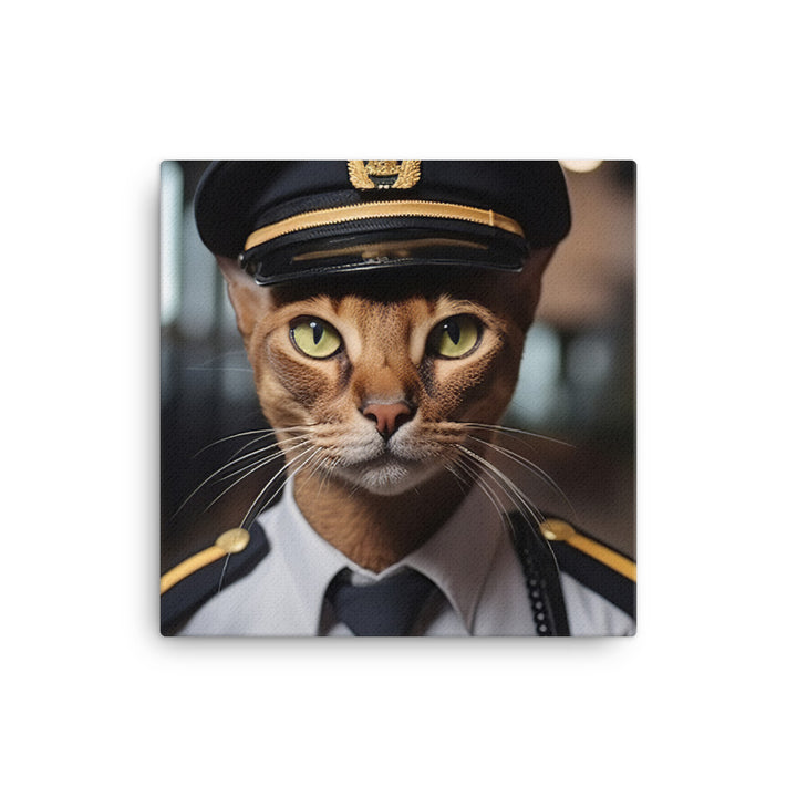 Abyssinian Security Officer Canvas - PosterfyAI.com