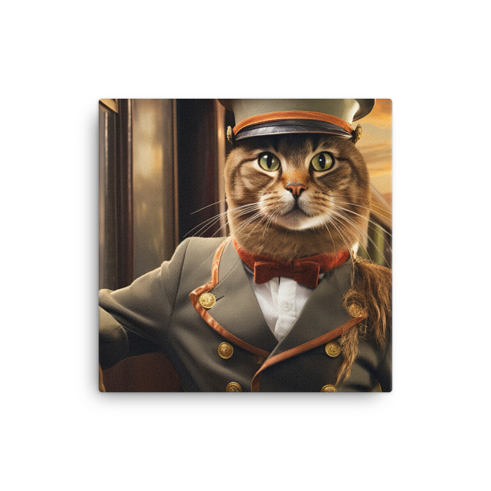 Abyssinian Transit Operator Canvas - PosterfyAI.com