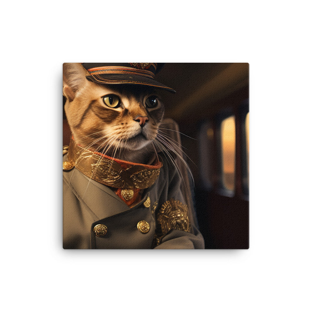 Abyssinian Transit Operator Canvas - PosterfyAI.com