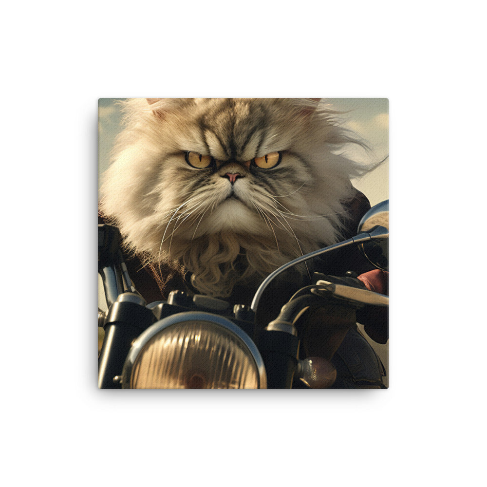 Persian Superbike Athlete Canvas - PosterfyAI.com