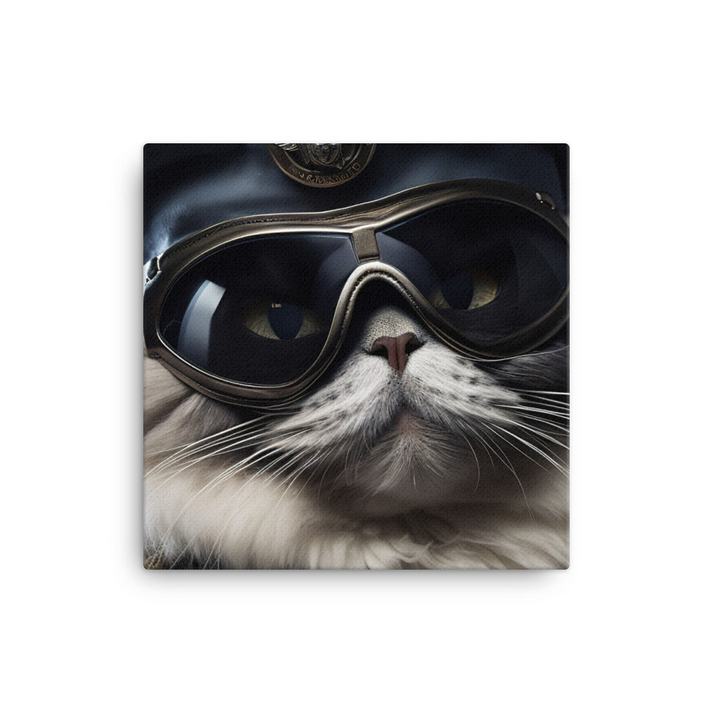 Persian Pilot Canvas - PosterfyAI.com