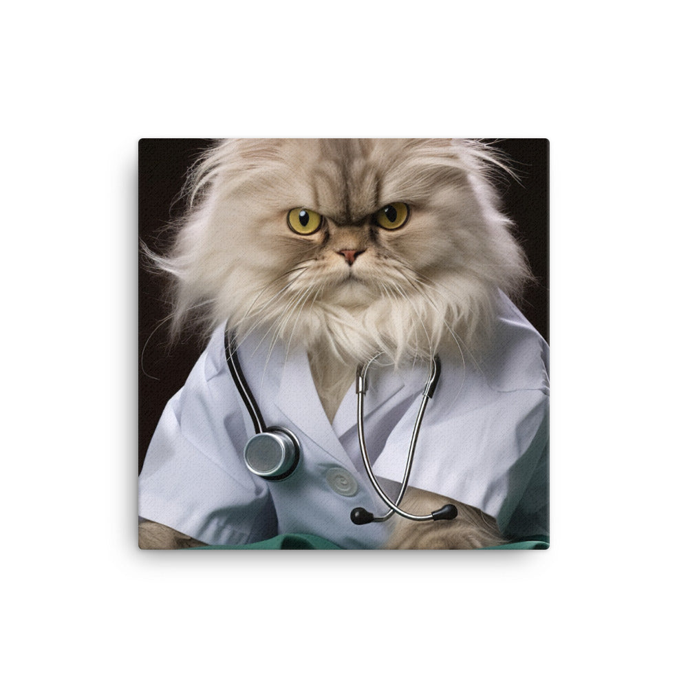Persian Nurse Canvas - PosterfyAI.com