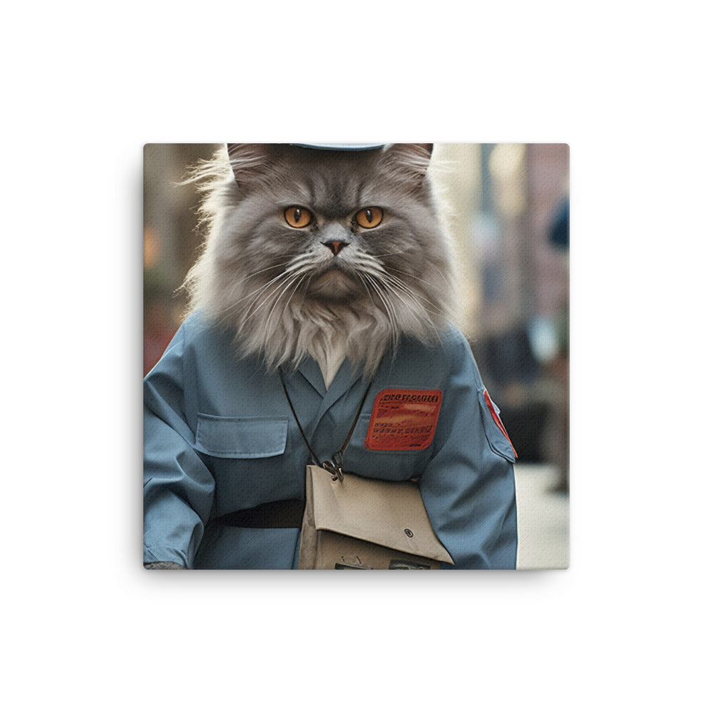 Persian Mail Carrier Canvas - PosterfyAI.com