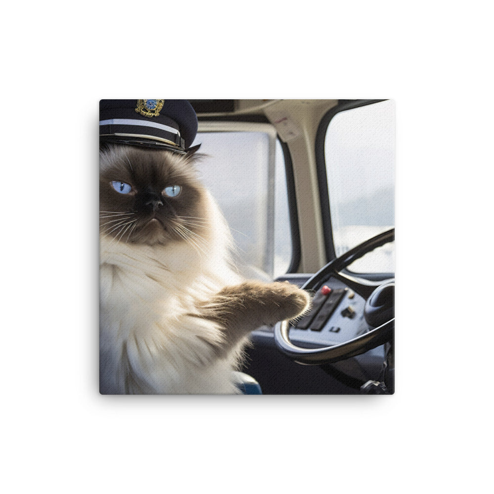Himalayan Transit Operator Canvas - PosterfyAI.com