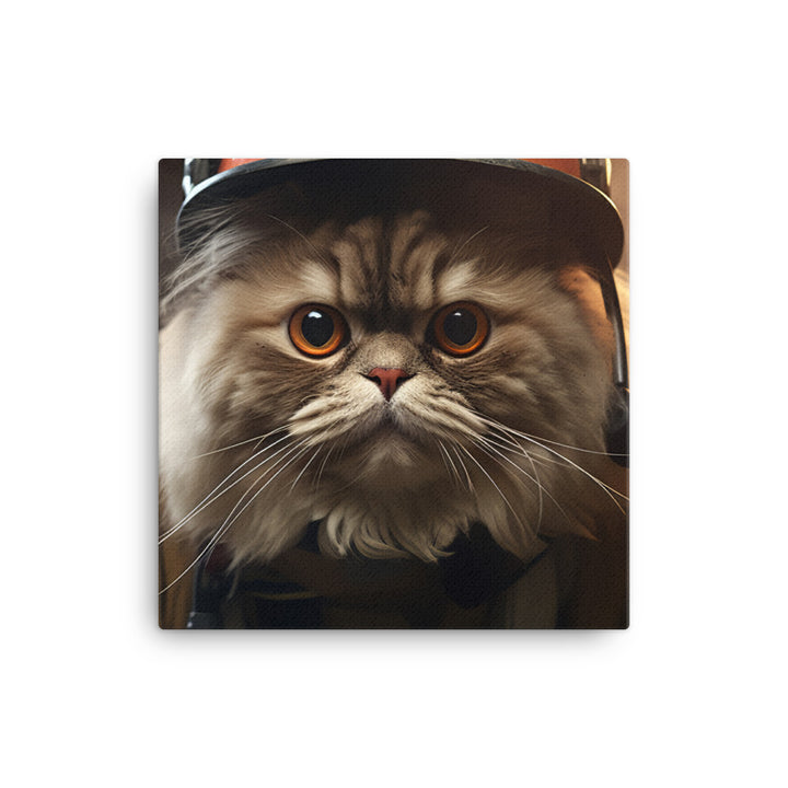 Himalayan Firefighter Canvas - PosterfyAI.com
