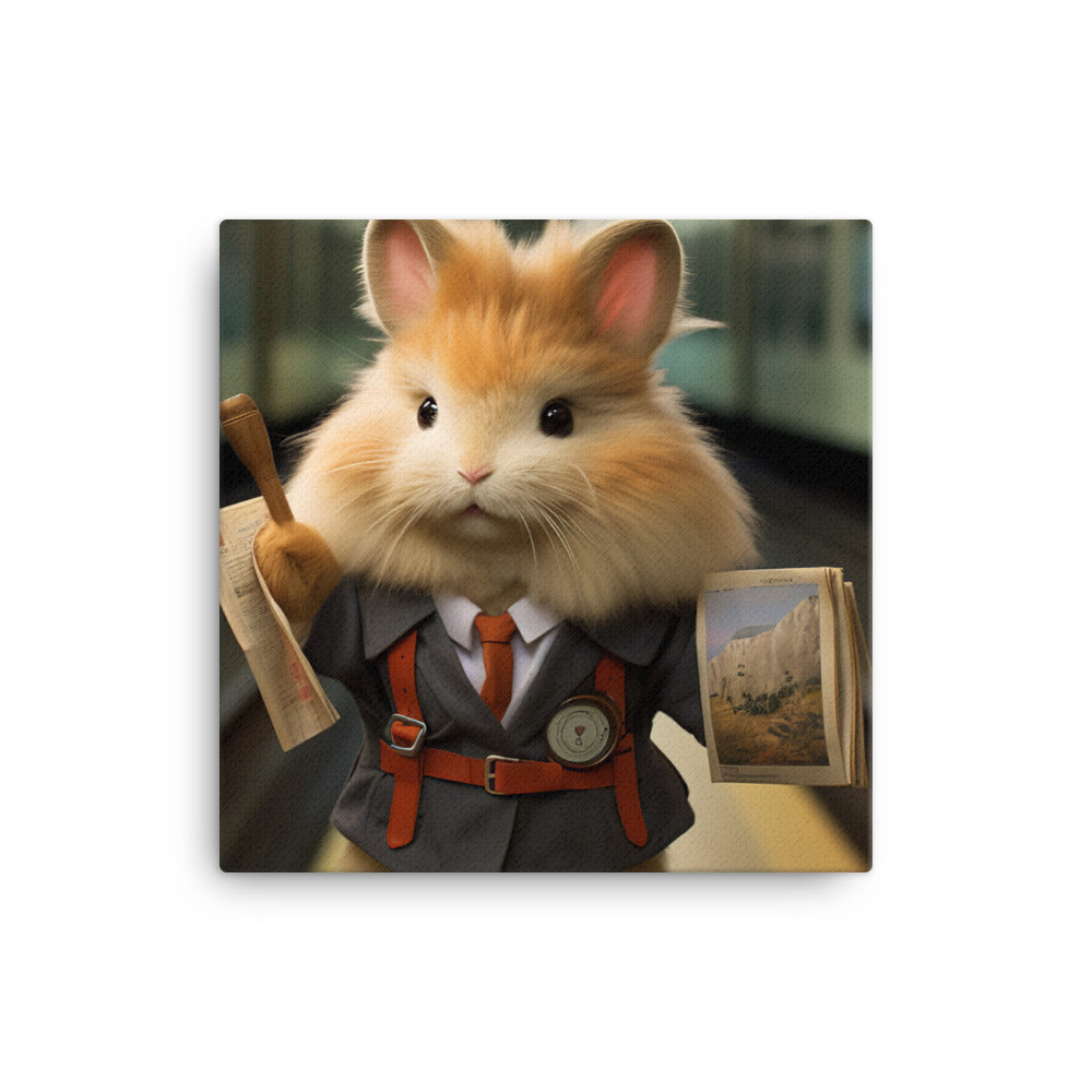 Lionhead Transit Operator Canvas - PosterfyAI.com