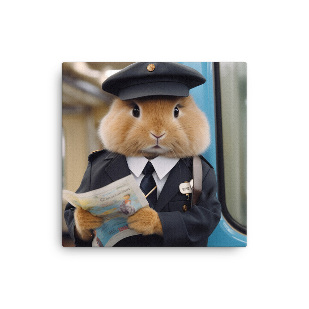 Lionhead Transit Operator Canvas - PosterfyAI.com