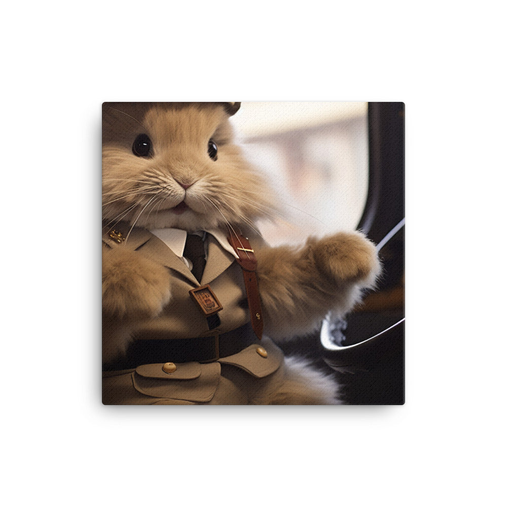 Lionhead Transit Operator Canvas - PosterfyAI.com