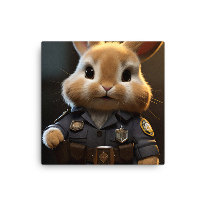 Lionhead Security Officer Canvas - PosterfyAI.com