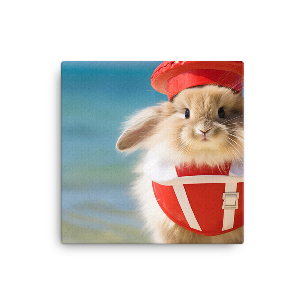 Lionhead Lifeguard Canvas - PosterfyAI.com