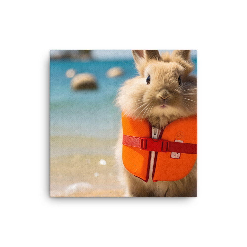 Lionhead Lifeguard Canvas - PosterfyAI.com