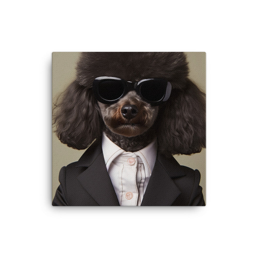 Poodle Sales Consultant Canvas - PosterfyAI.com