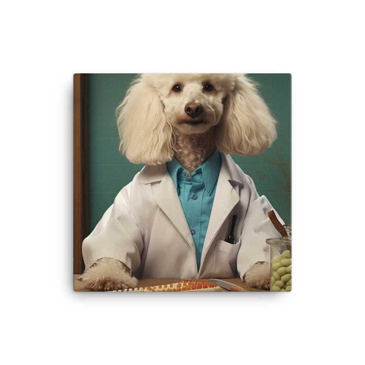 Poodle Pharmacist Canvas - PosterfyAI.com