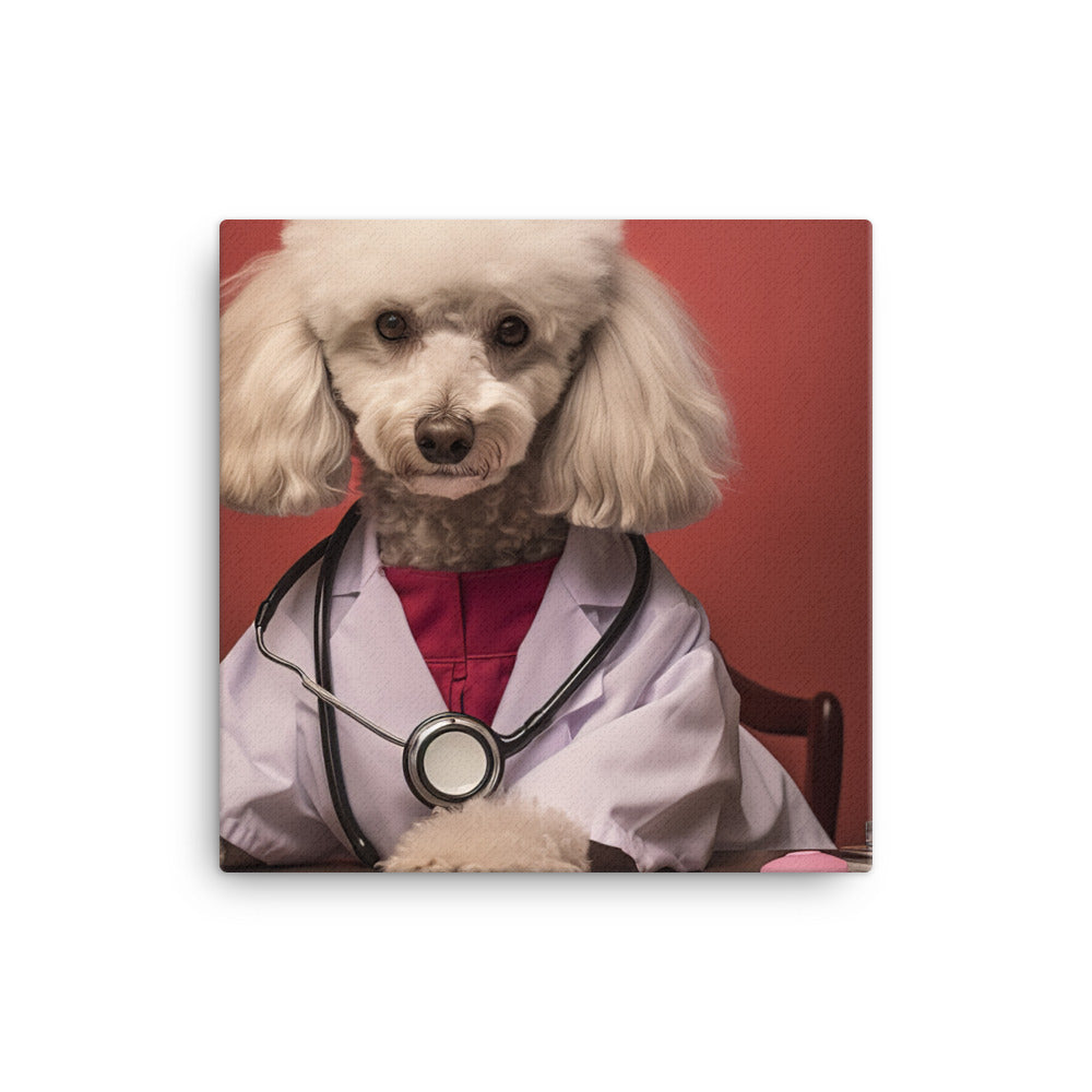 Poodle Nurse Canvas - PosterfyAI.com