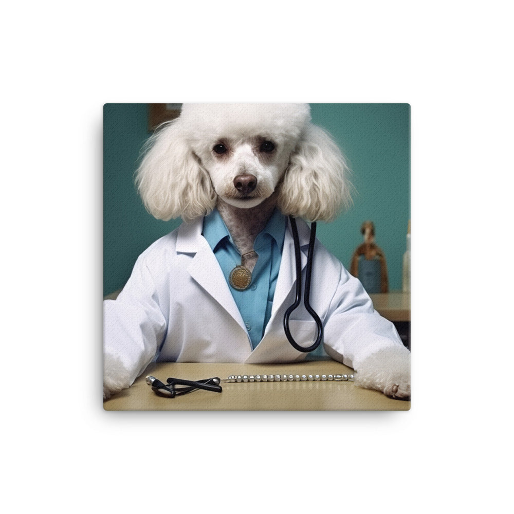 Poodle Doctor Canvas - PosterfyAI.com