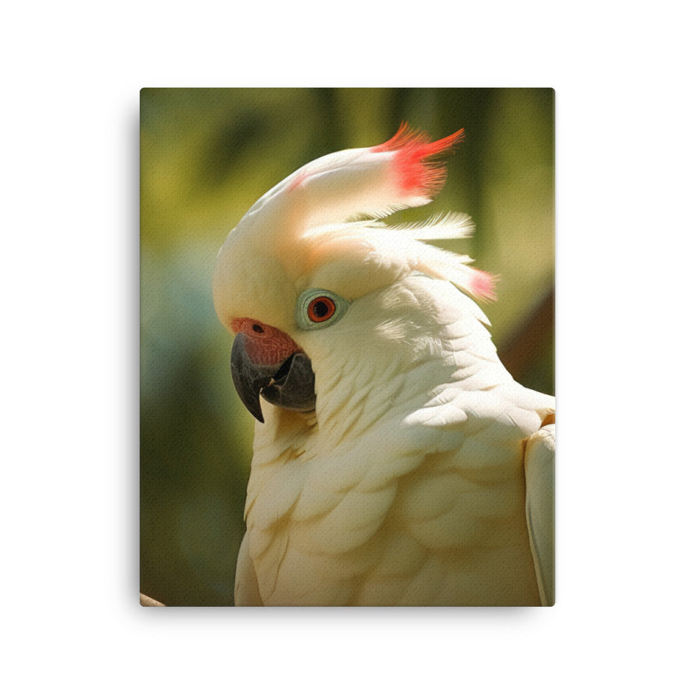 Moluccan Cockatoo Canvas - PosterfyAI.com