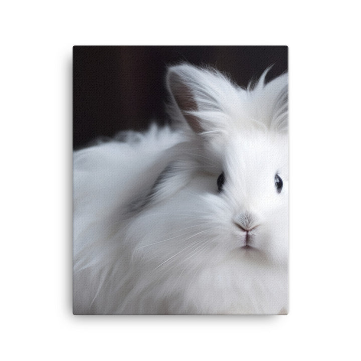 Lionhead Bunny Canvas - PosterfyAI.com