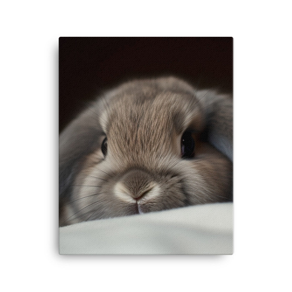 Holland Lop Canvas - PosterfyAI.com