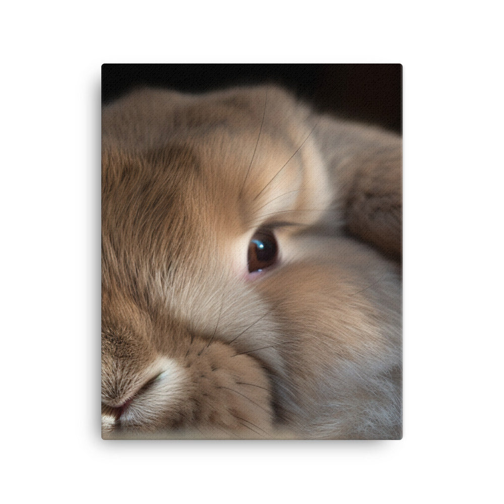 Holland Lop Canvas - PosterfyAI.com